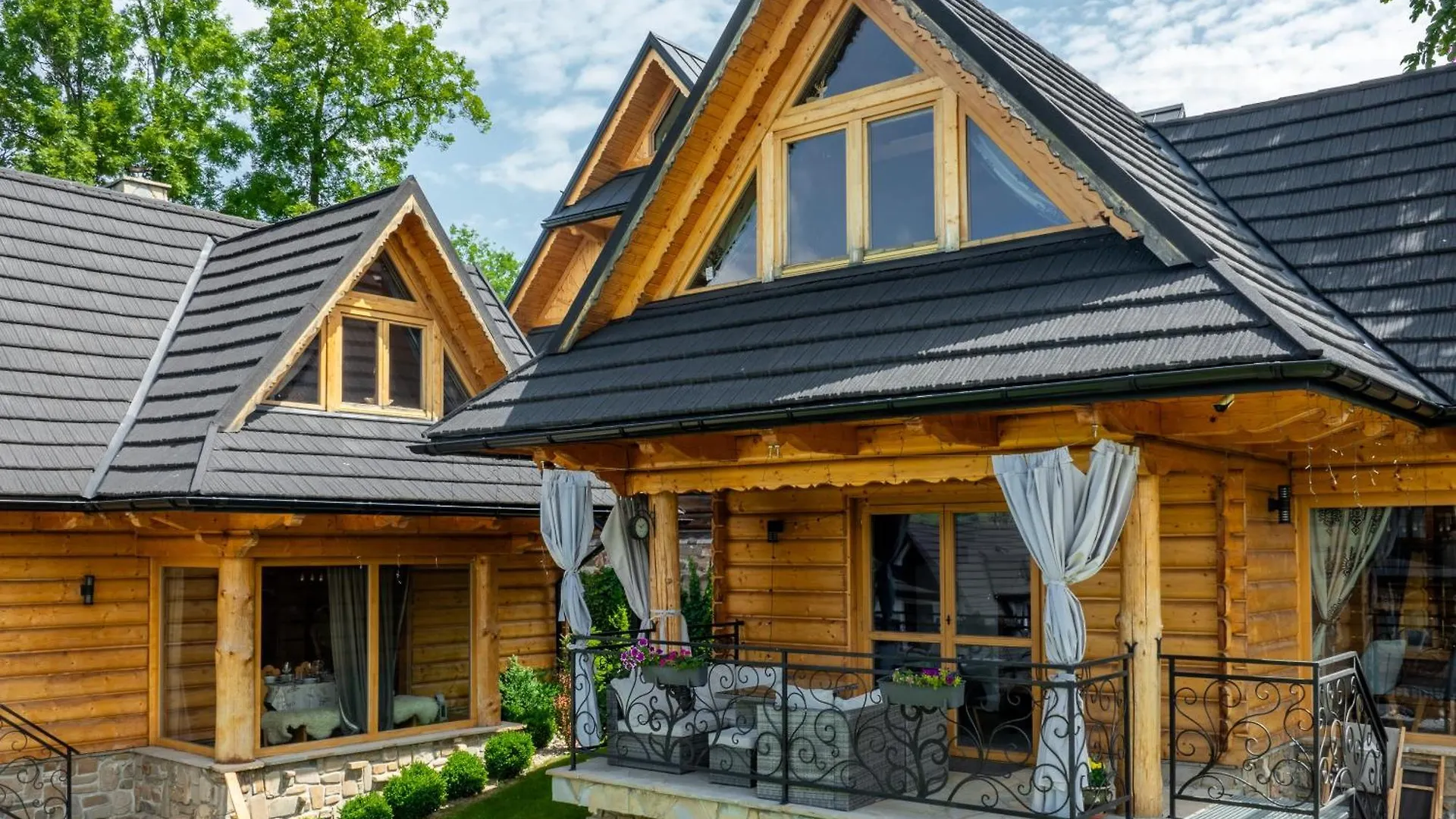 Alpesi faház Zacisze Galicove Villa Zakopane Lengyelország